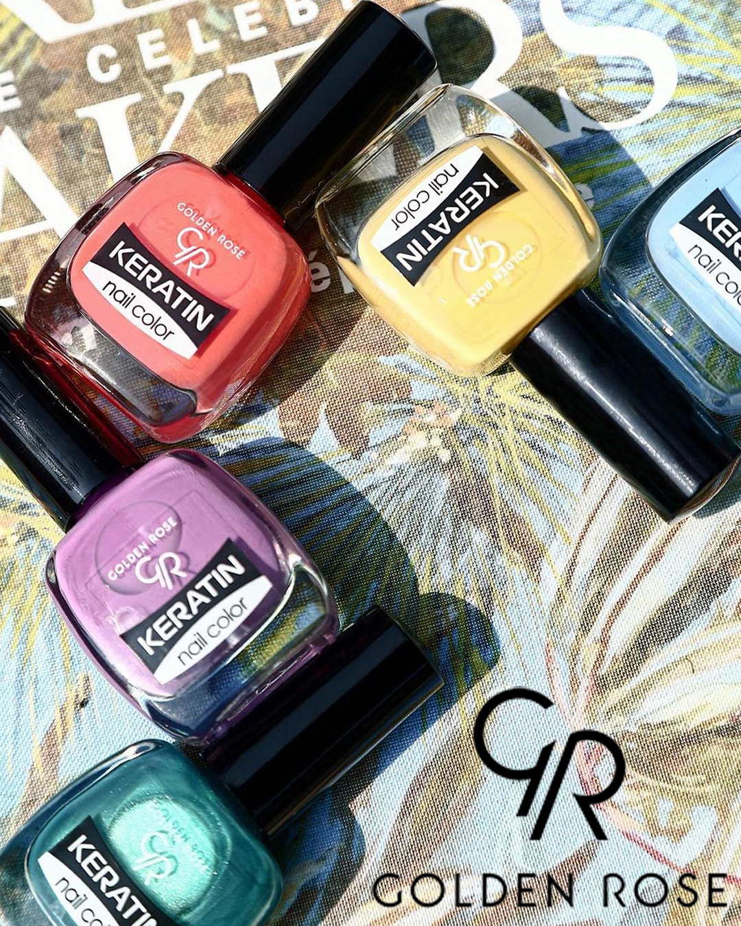 Golden Rose Keratin Nail Color