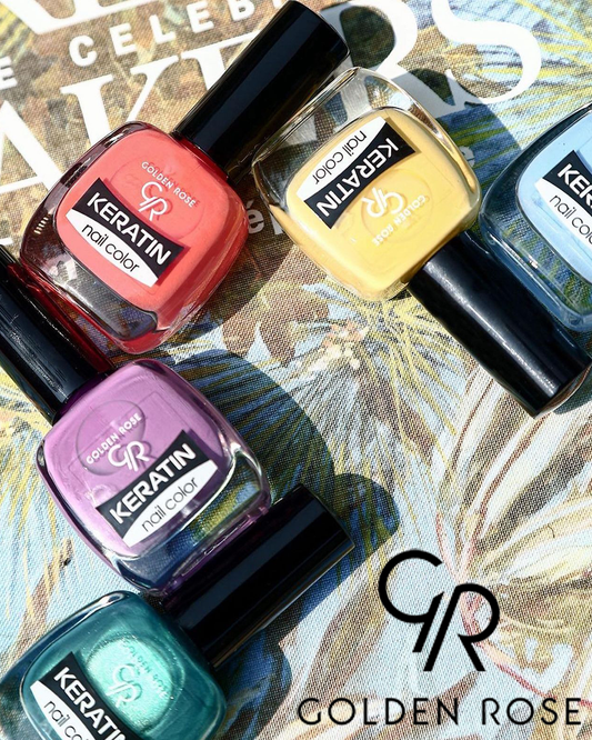 Golden Rose Keratin Nail Color