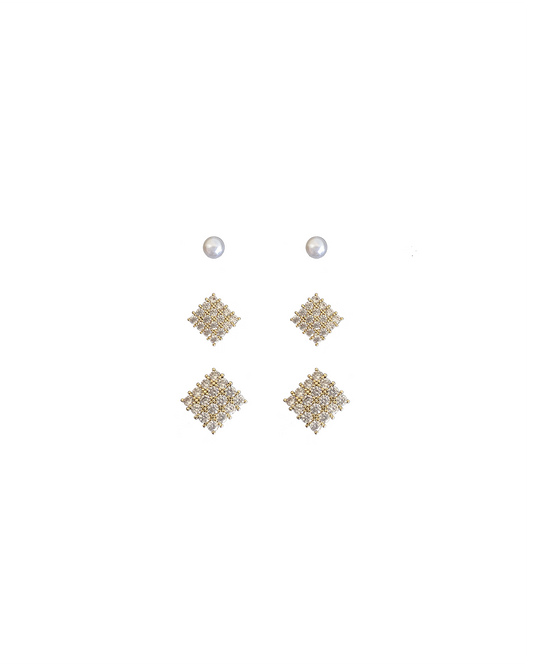 Stud Earrings Set