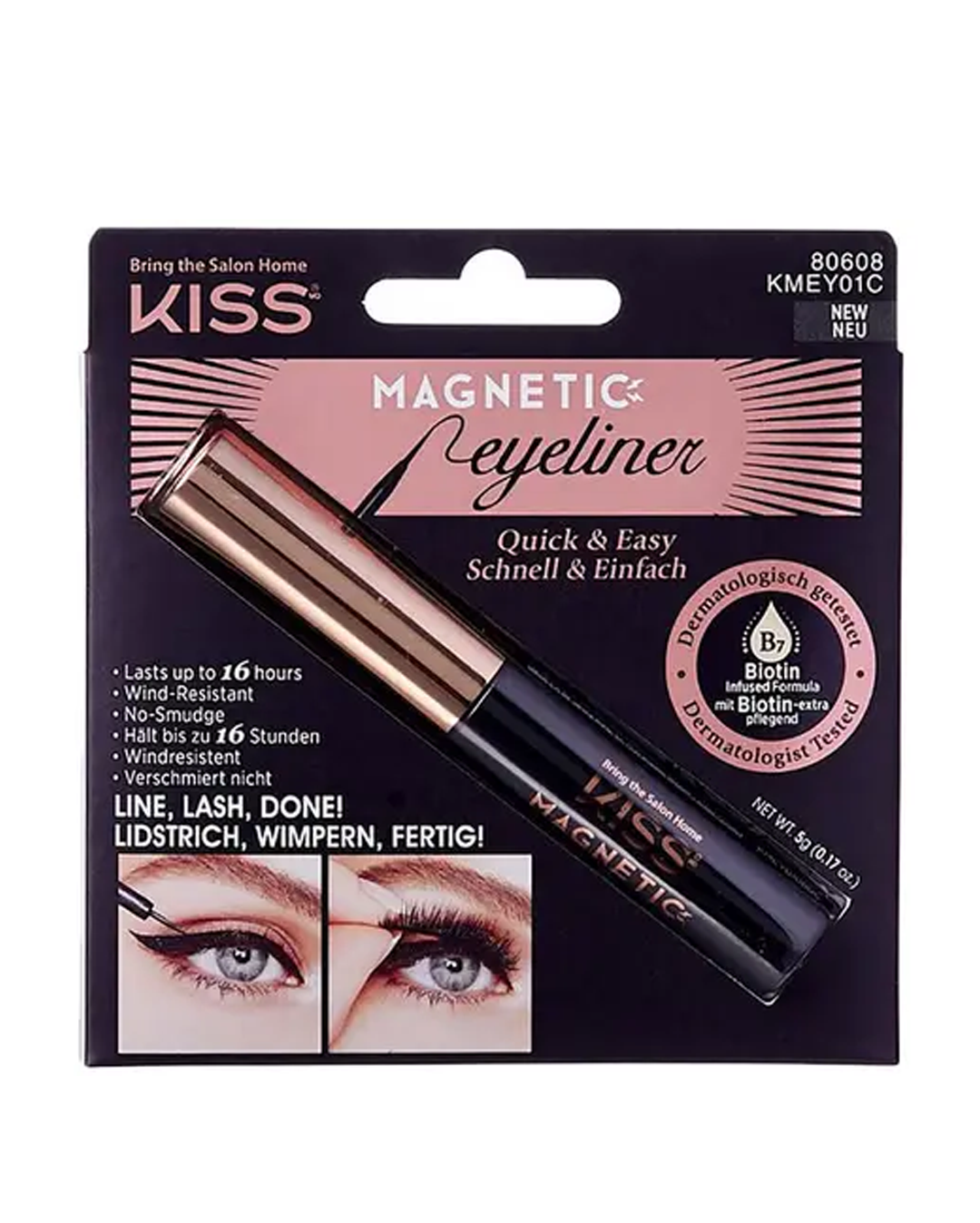 Kiss Magnetic Eyeliner - (KMEY01C)