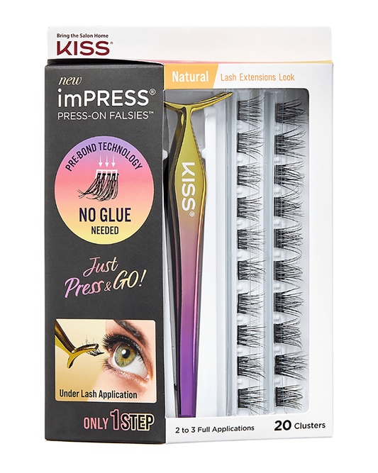 ImPress Press On Falsies Eyelash 20 Clusters (By Kiss)