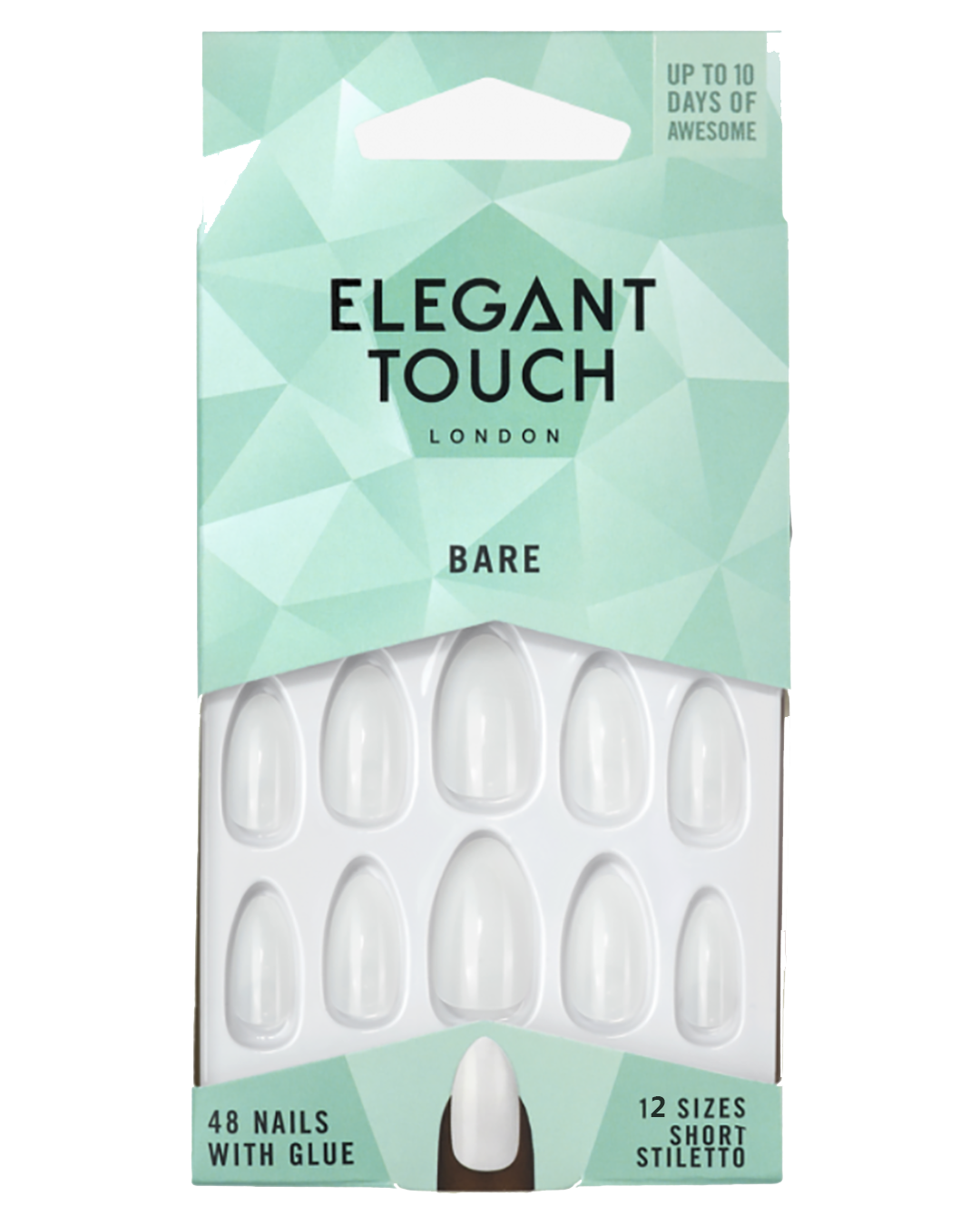 Elegant Touch Bare Short Stileto