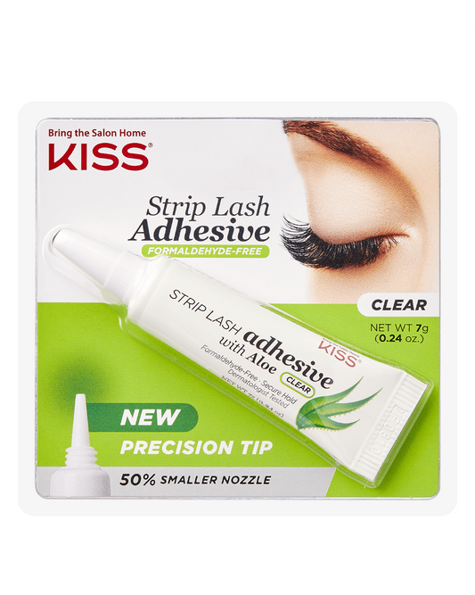 Kiss Strip Lash Adhesive With Aloe Vera Glue - Clear (KPLGL05)