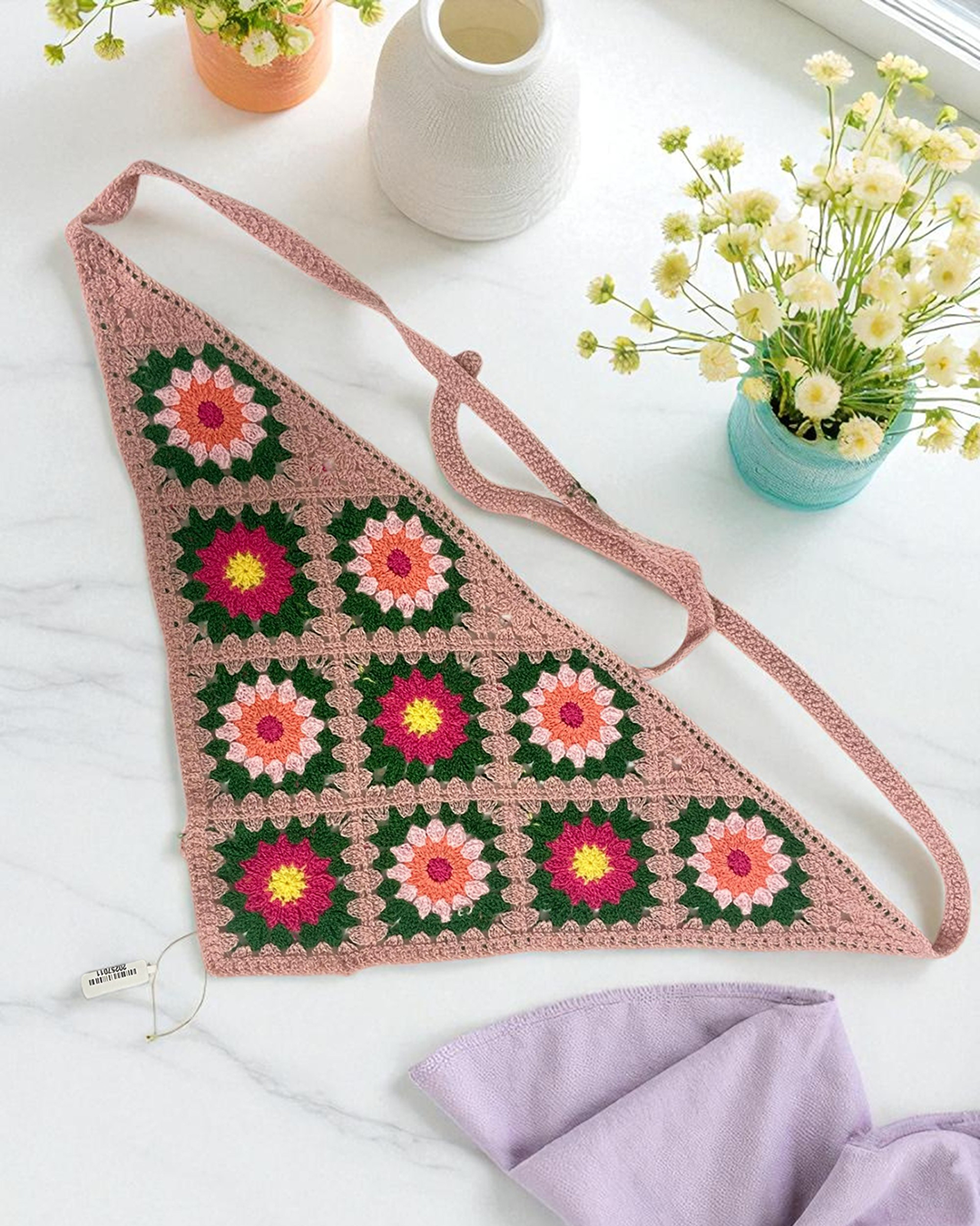 Crochet Triangle Headband