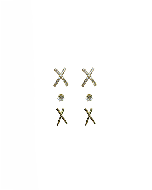Stud Earrings Set