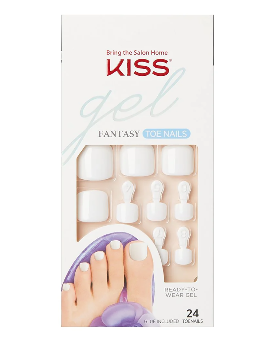 Kiss Gel Fantasy Toe Nails (FCT01)