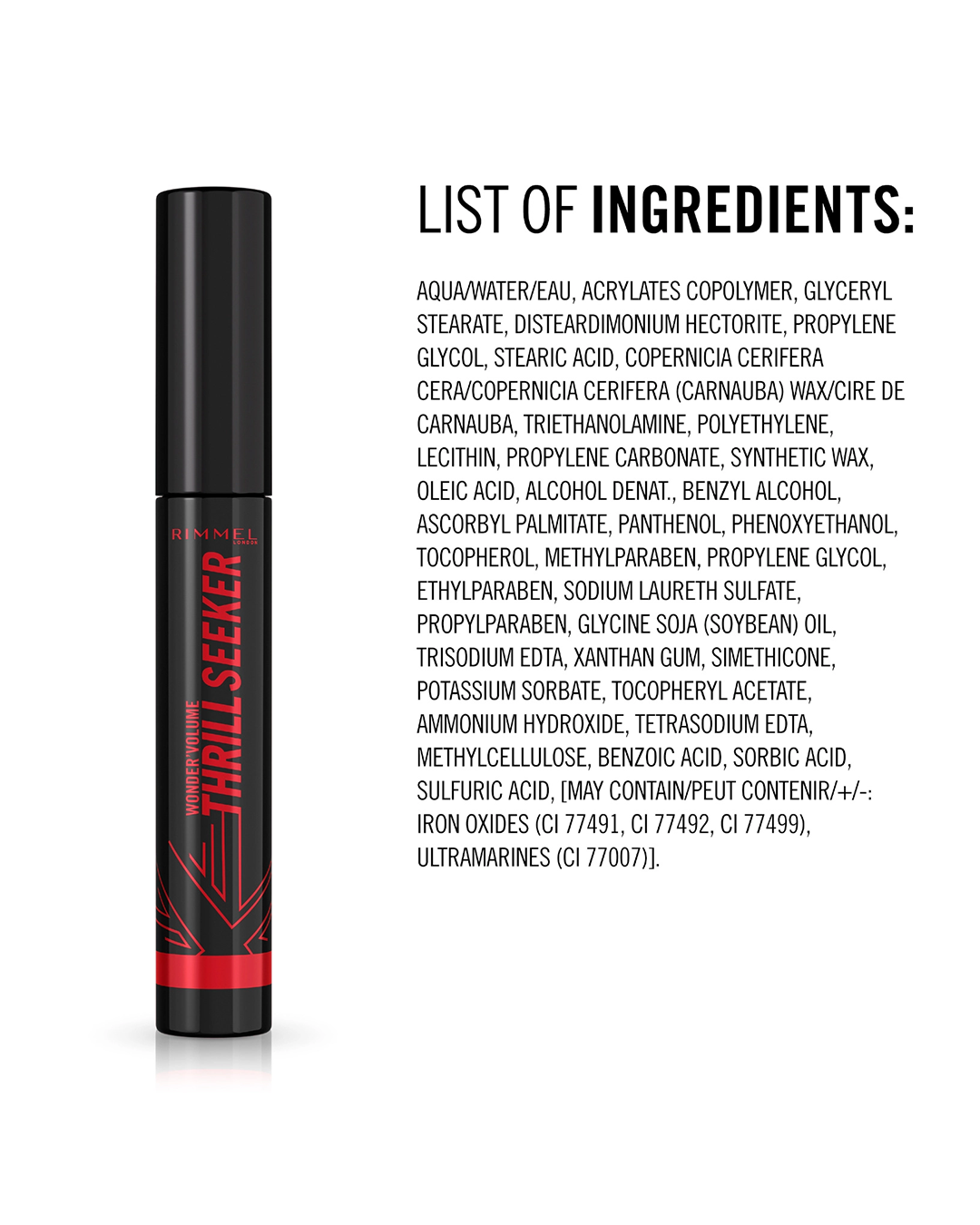 Rimmel London Thrill Seeker Mascara - Pitch Black