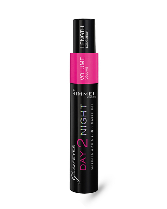 Rimmel London Glam Eyes Day 2 Night Mascara With 2 In 1 Magic Cap