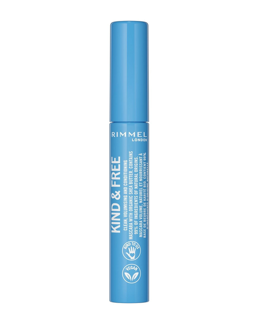 Rimmel London Kind & Free Clean , Volumizing & Lengthening Mascara - 001 Black