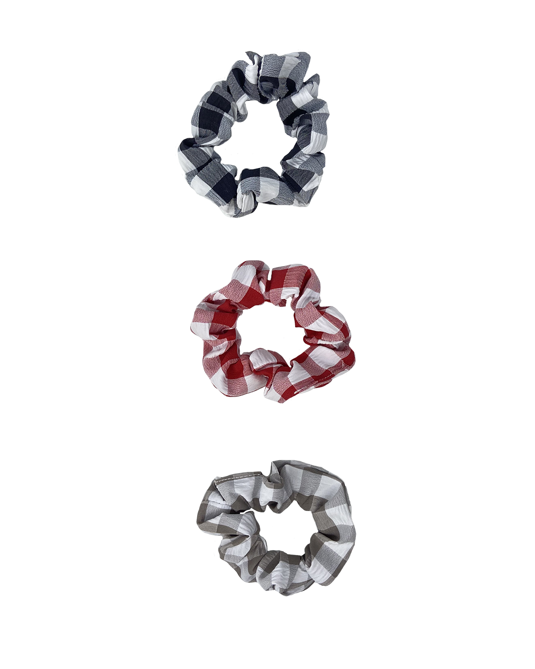 Plaided Scrunchies Hair Ties