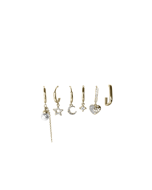 Huggie Earrings Set