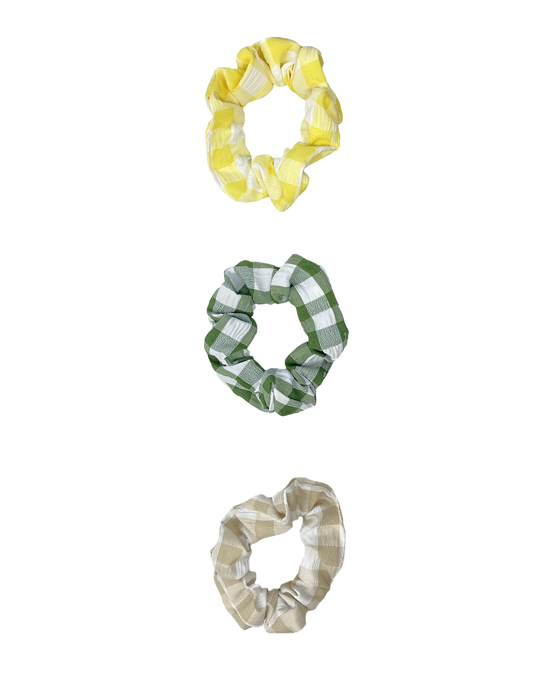 Plaided Scrunchies Hair Ties
