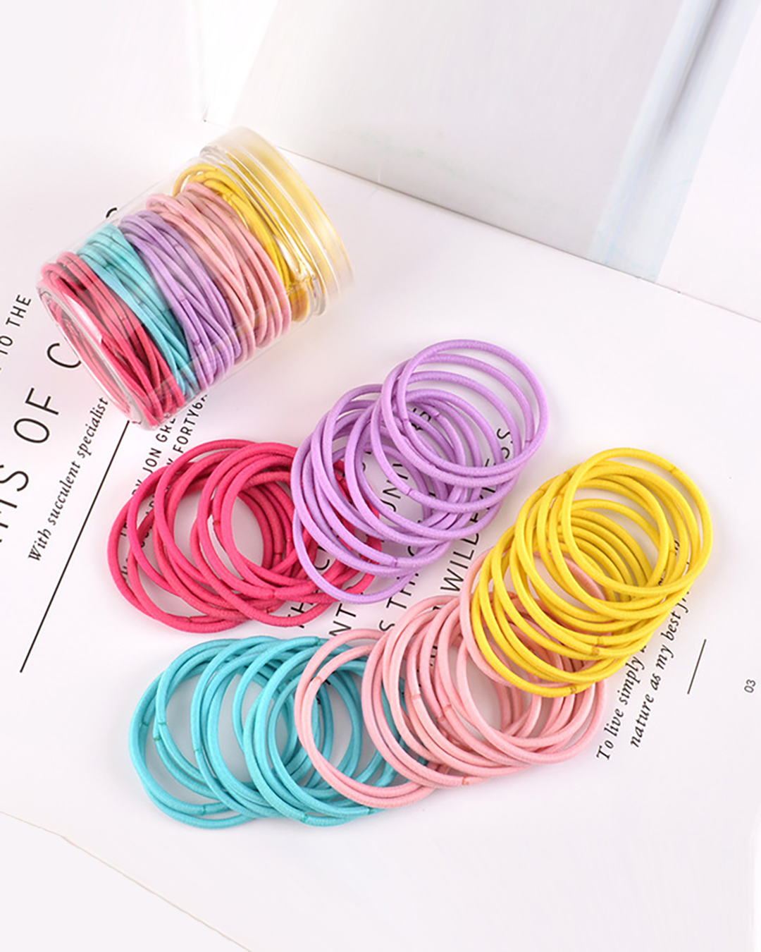 Hair Ties 100 PCS (Thin)