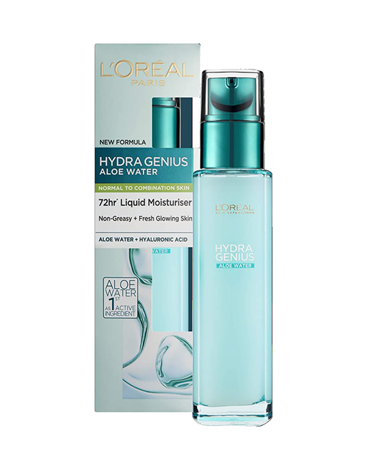 Loreal Paris Hydra Genius Aloe Water Liquid Moisturizer Normal To Combination Skin70ML