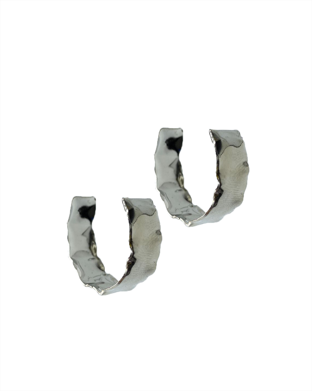 Large C Hoops Earrings