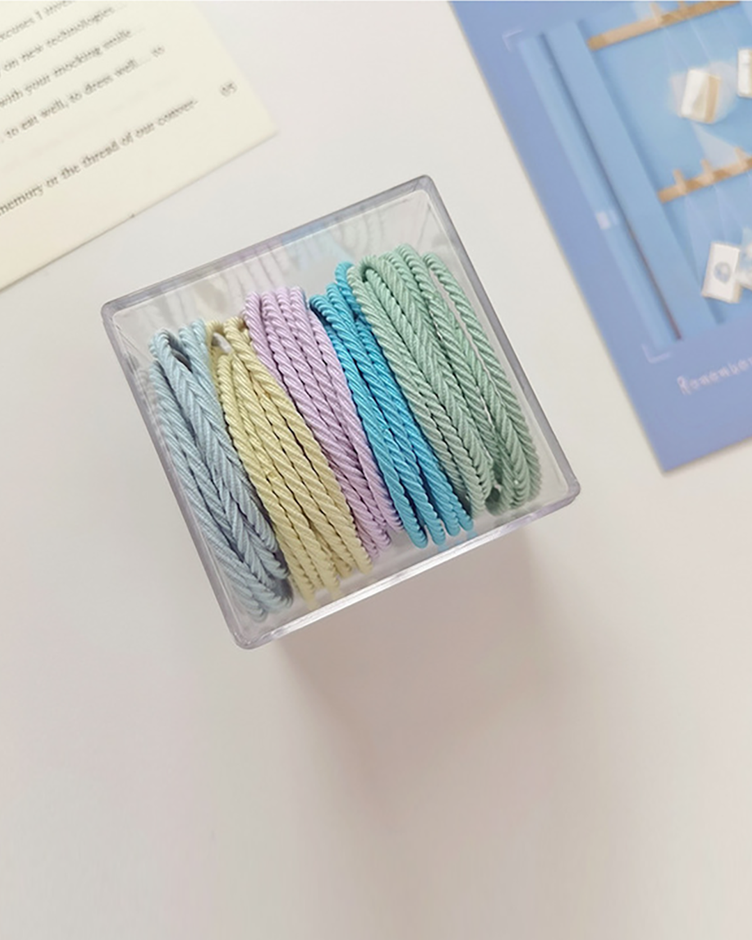 Hair Ties 50 Pcs (Twisted)