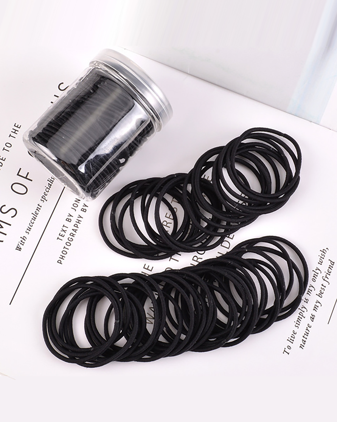 Hair Ties 100 PCS (Thin)