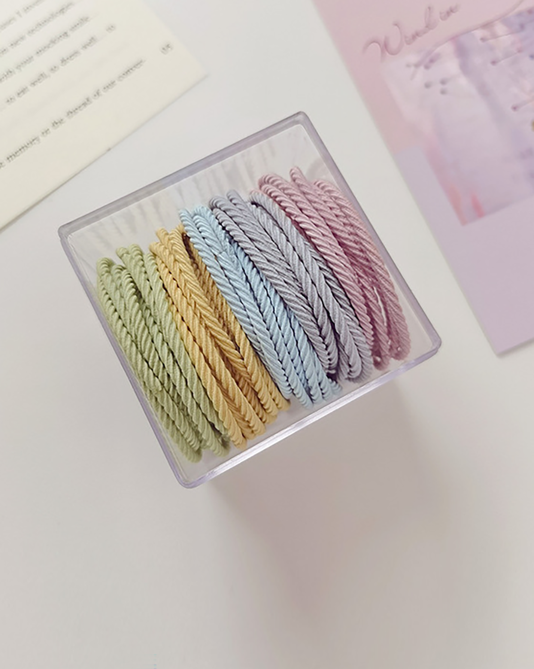 Hair Ties 50 Pcs (Twisted)