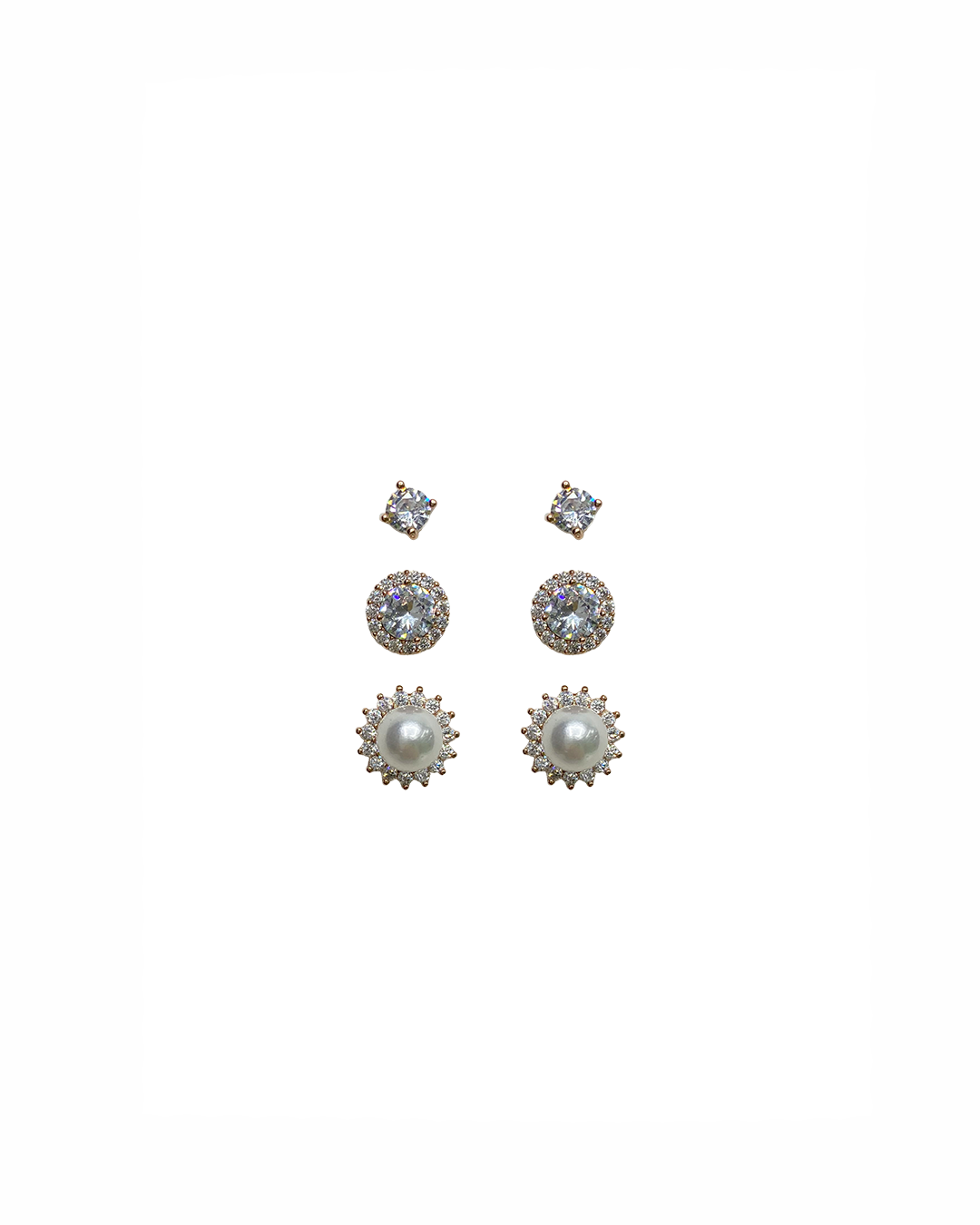 Studs Earrings Set