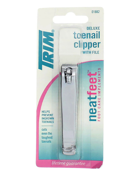 Trim Deluxe Toenail Clipper With File - 01882