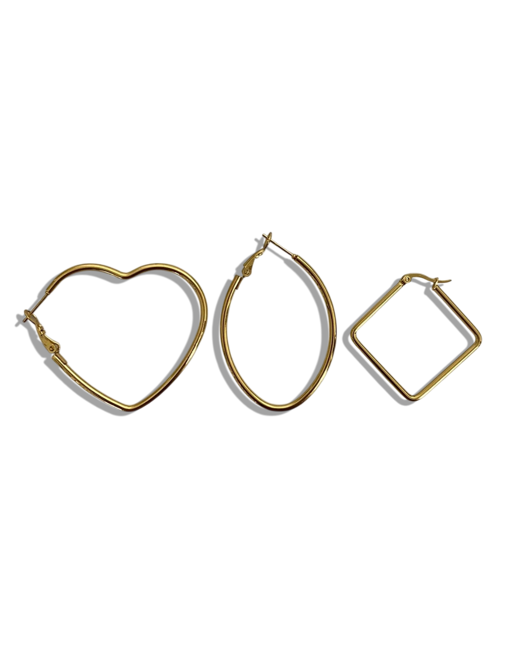 Hoops Earrings Set