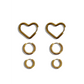Hoops Earrings Set