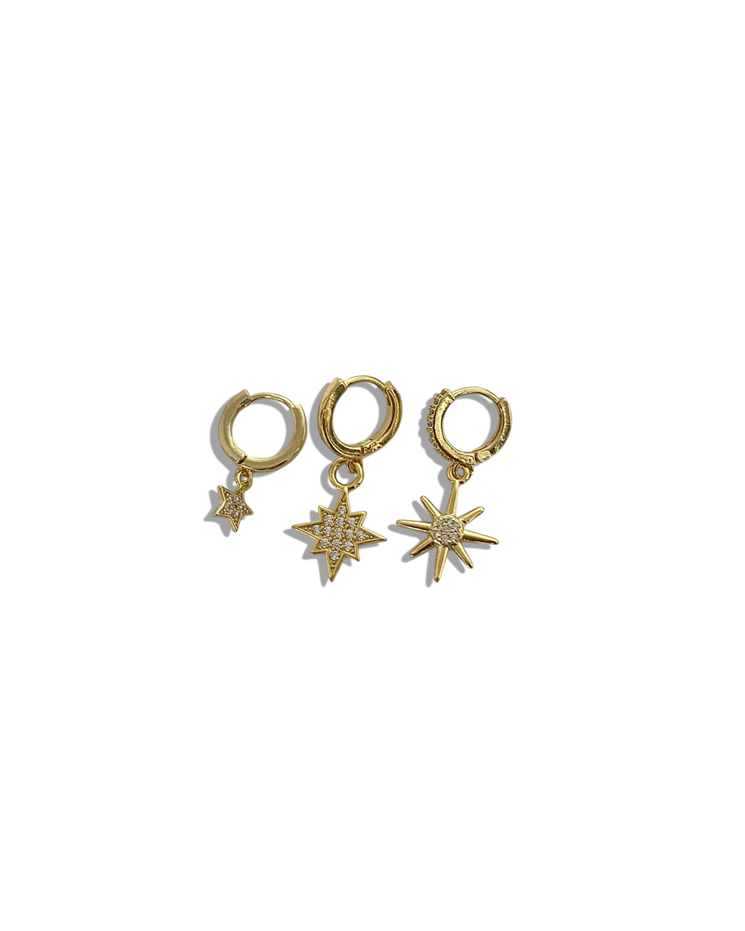 Hoops Earrings Set