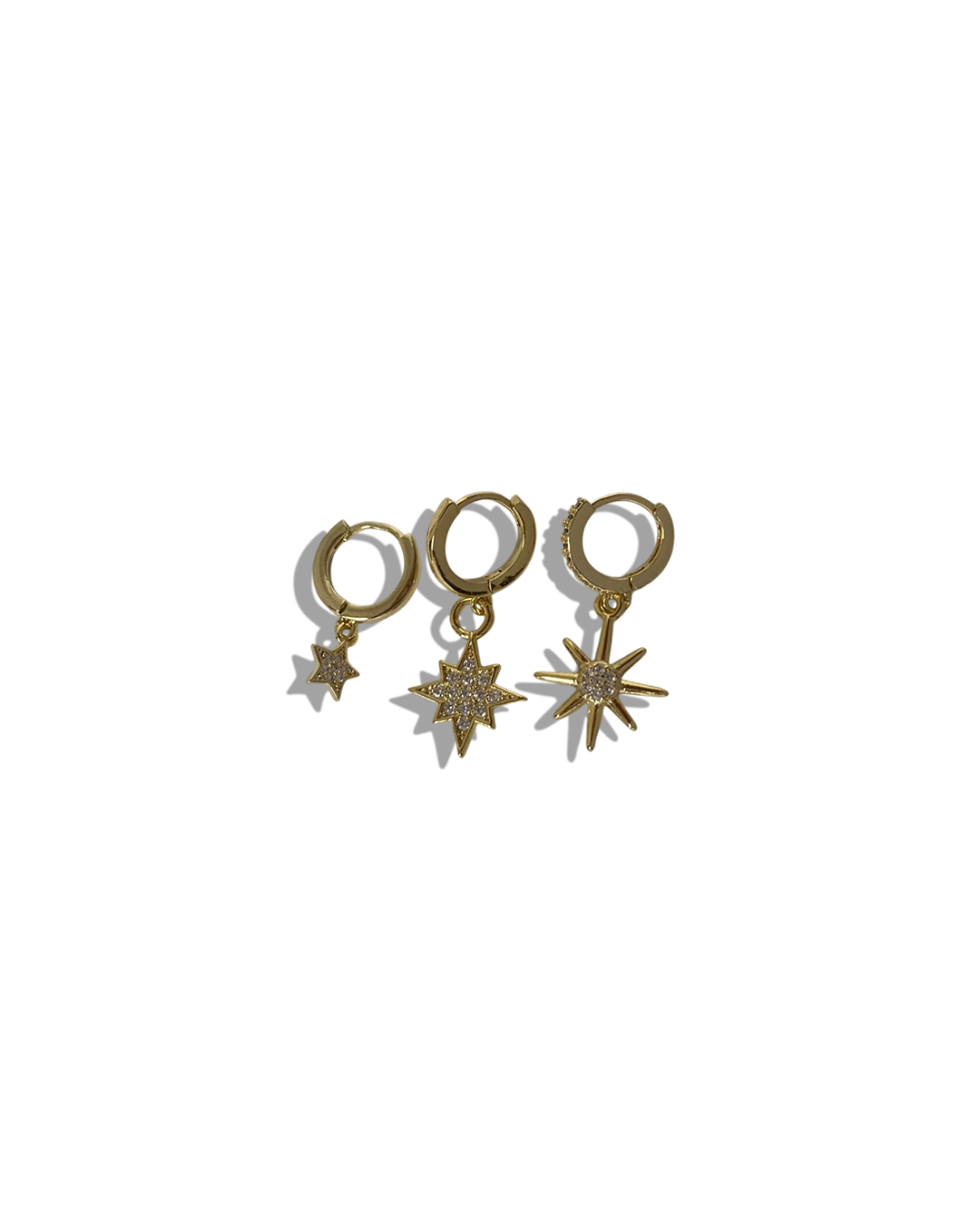 Hoops Earrings Set