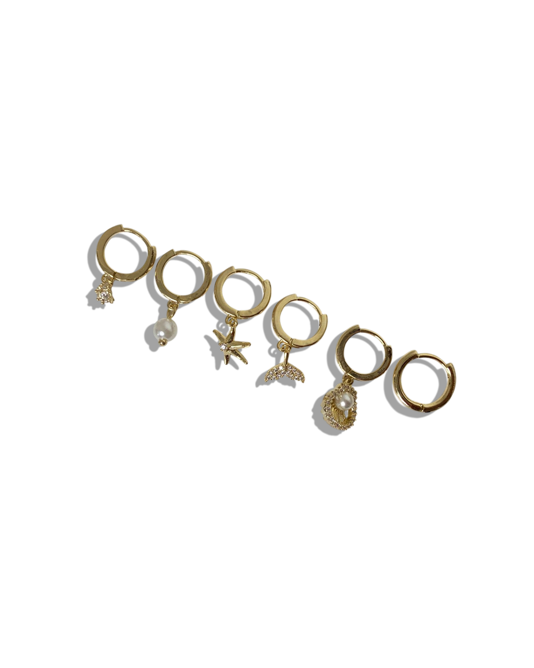 Hoops Earrings Set