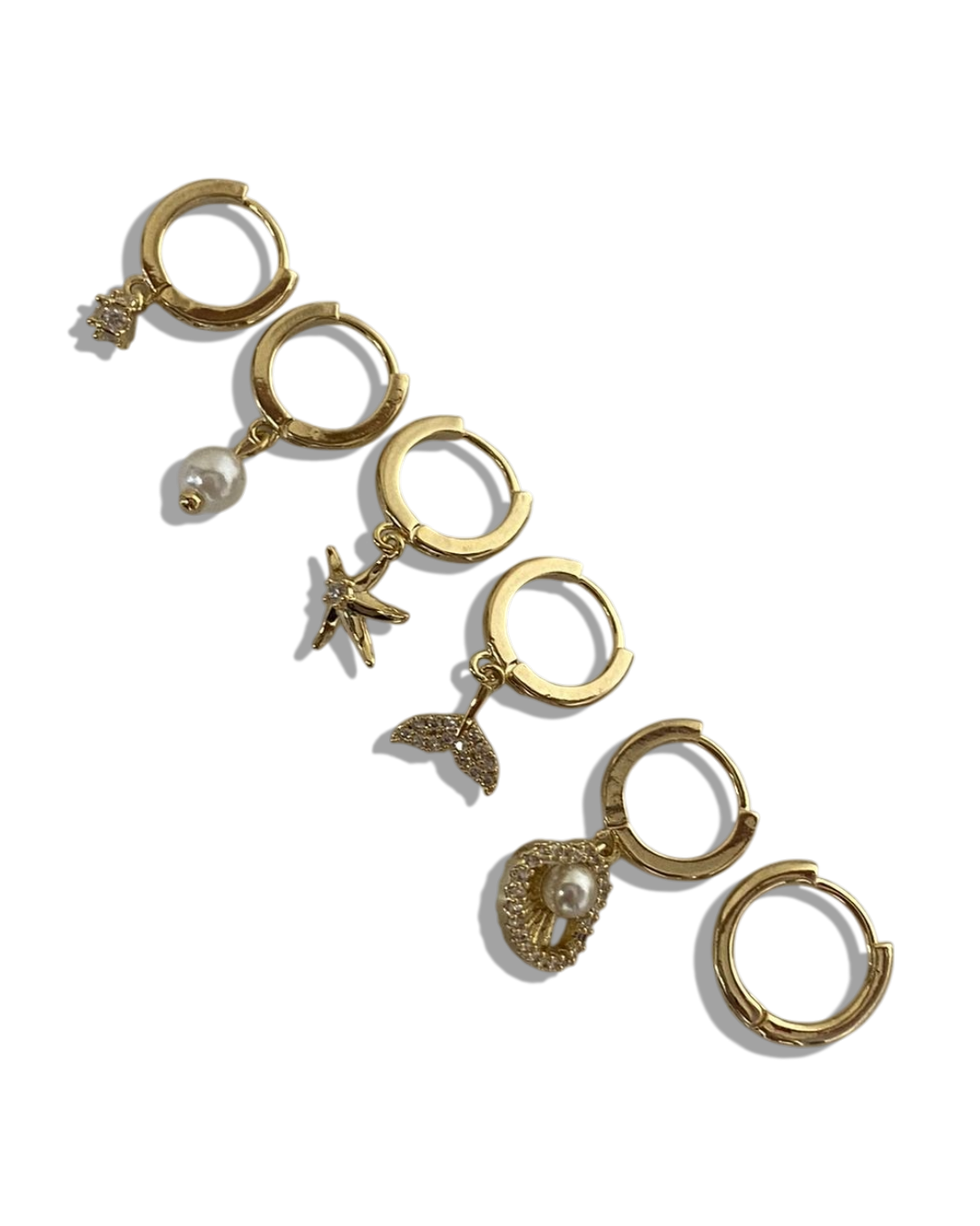 Hoops Earrings Set