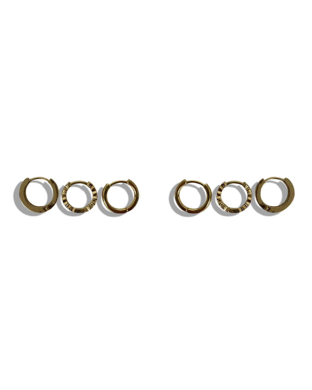 Hoops Earrings Set
