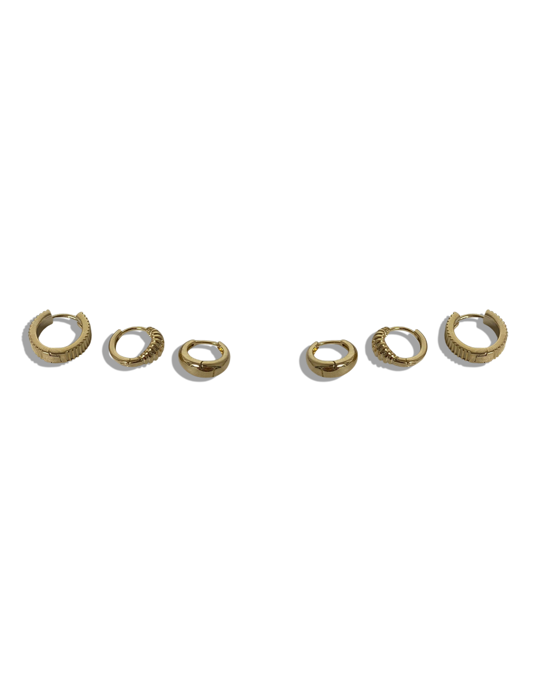 Hoops Earrings Set