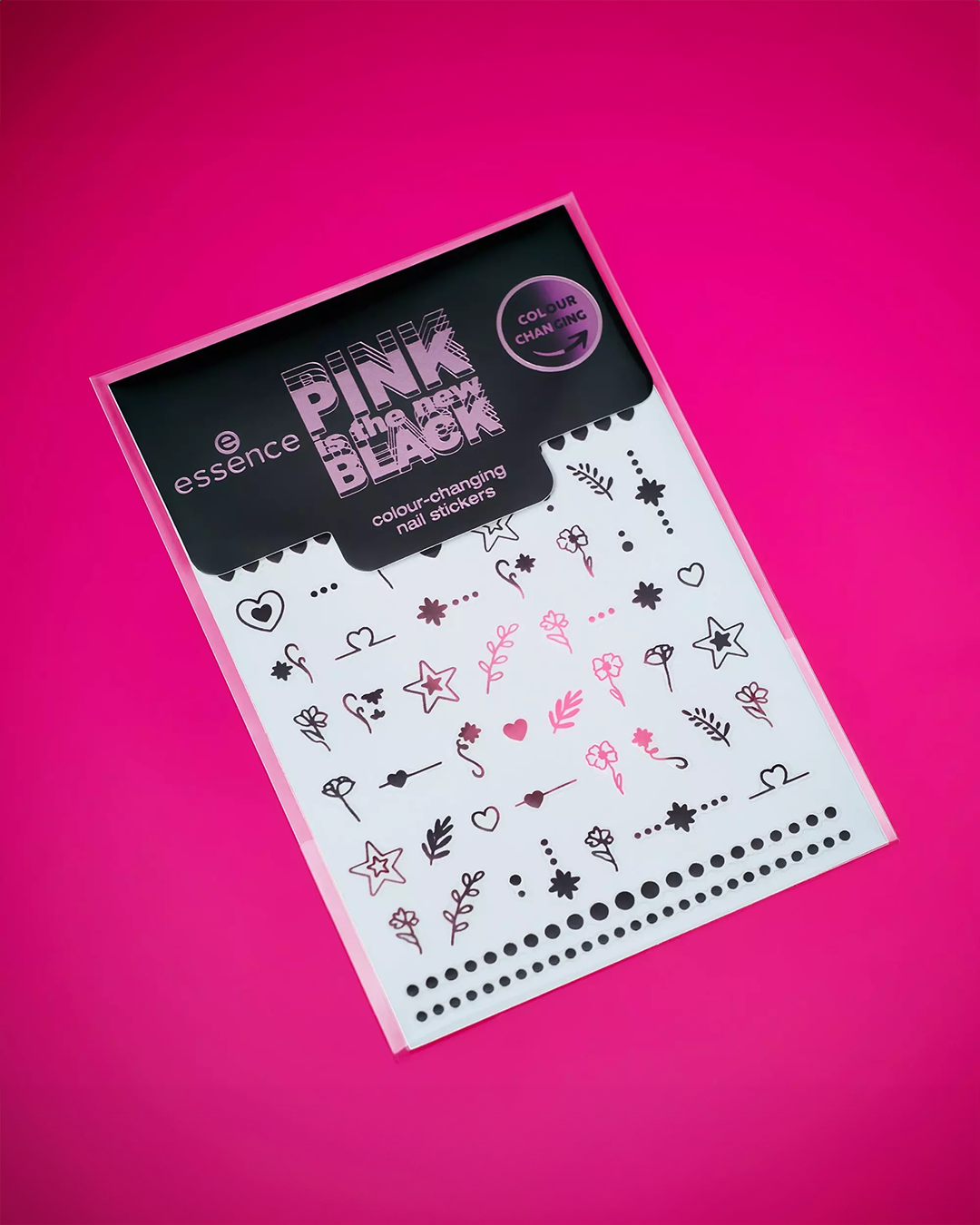 Pink Is The New Black Colour-Changing Nail Stickers