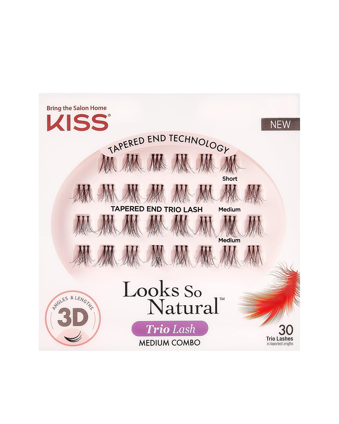 Kiss Looks So Natural Trio Lash (KPLC02)