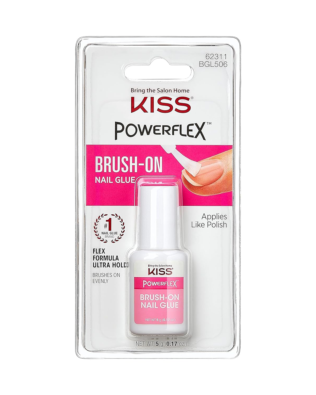 Kiss Powerflex Brus-On Nail Glue (BGL506)