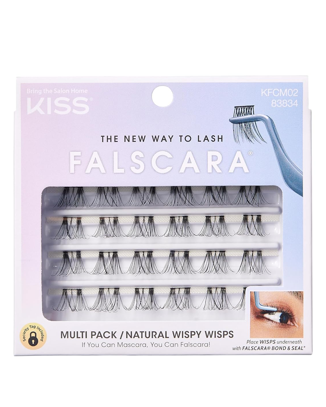 Kiss Falscara Eyelash Natural Wispy Wisps - (KFCM02)
