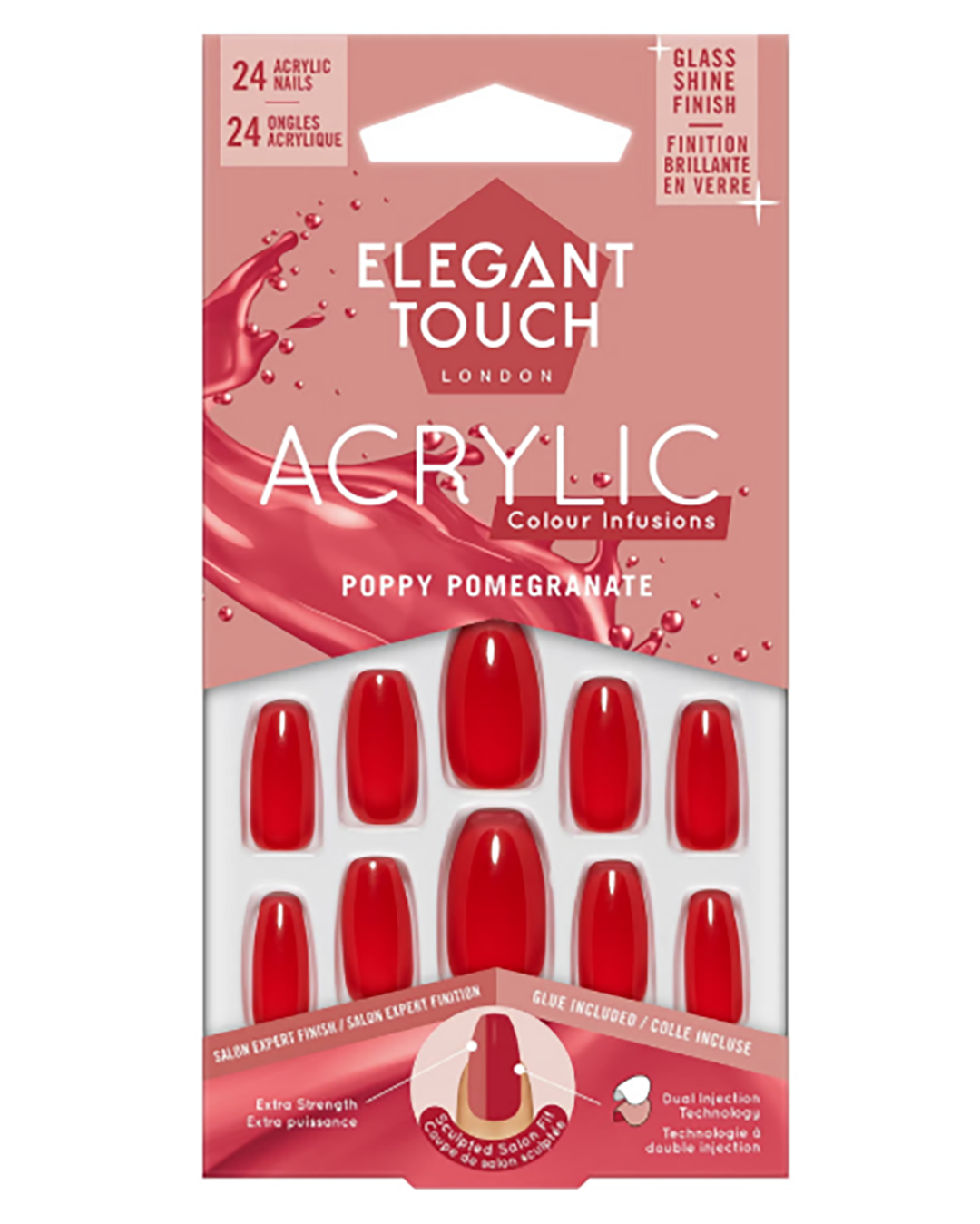 Elegant Touch Poppy Pomegranate