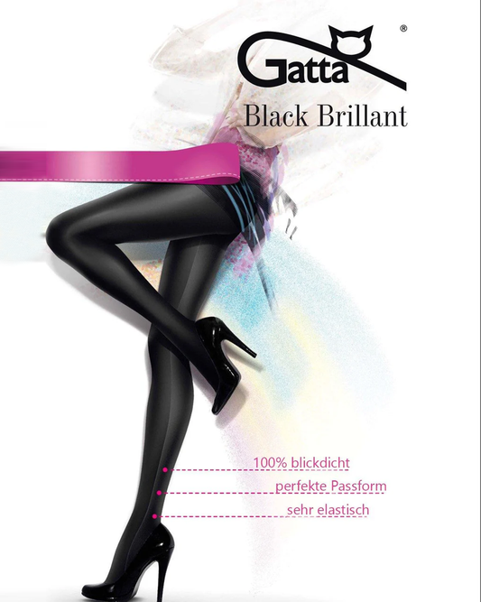 Gatta Ladies Tights Black Brillant