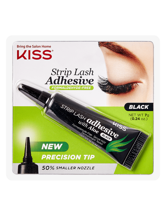 Kiss Strip Lash Adhesive With Aloe Vera Glue - Black (KPLGL04)