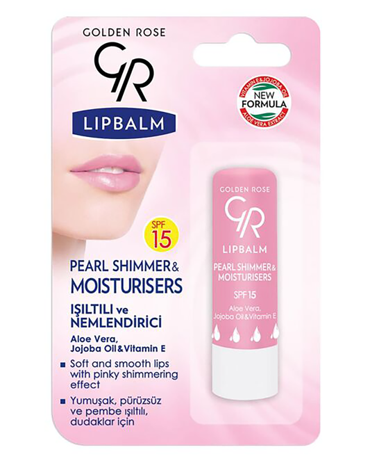 Golden Rose Lip Balm Pearl Shimmer & Moisturisers