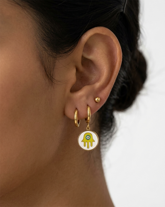 Hoops Earrings Set