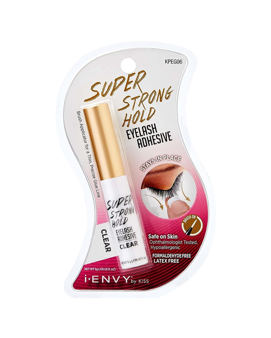 Kiss Super Strong Hold Eyelash Adhesive Glue - Clear (KPEG06)