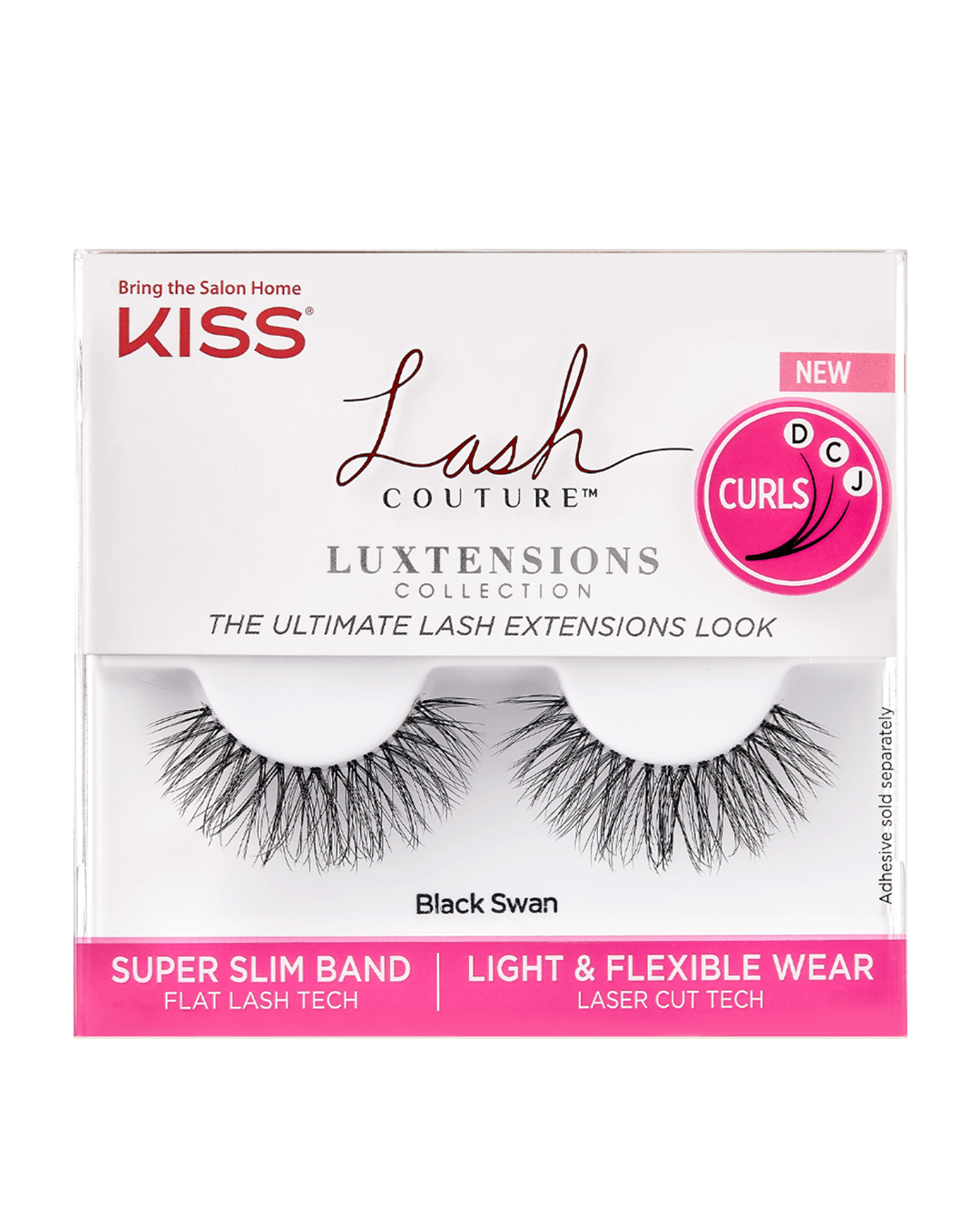 Kiss Lash Couture Luxtensions Collection - Black Swan (KLCL04C)