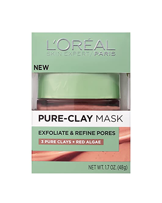 Loreal Paris Skincare Pure Clay Face Mask with Red Algae