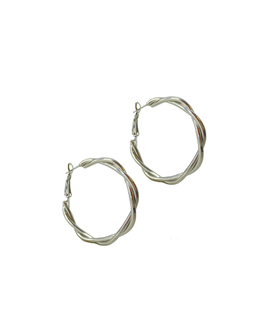 Twisted Hoops Earrings