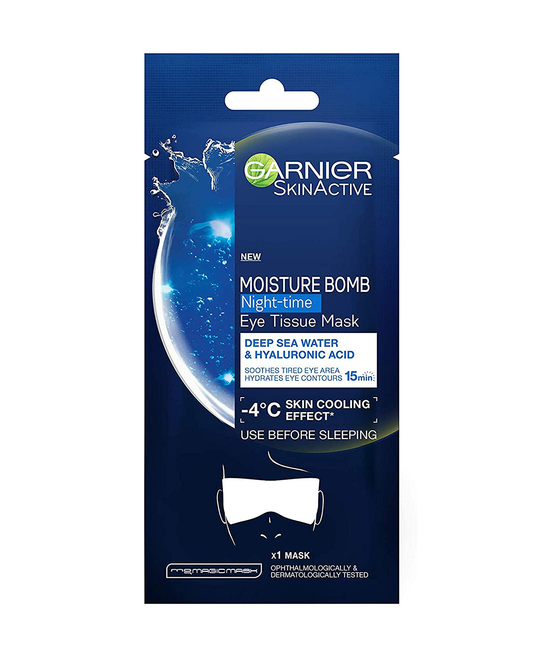 Garnier Skin Active Moisture Bomb Night Time Eye Tissue Mask