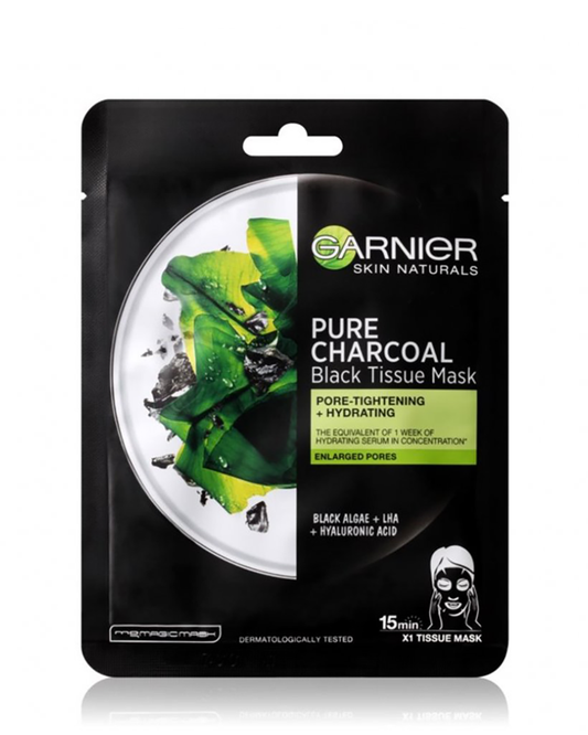 Garnier Skin Natural Pure Charcoal Black Tissue Mask